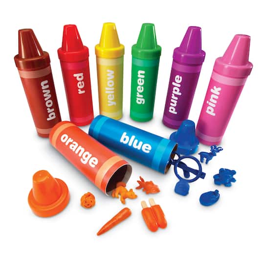 Rainbow Sorting Crayons